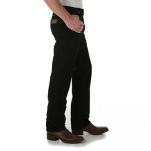 Wrangler Black Denim Jeans (32x34) - Cowboy Cut